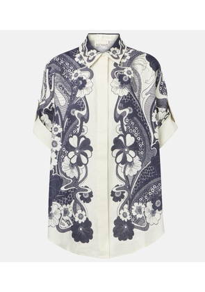 Alemais Mickey printed linen shirt