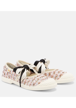 Valentino Garavani Bay By Bay checked tweed sneakers