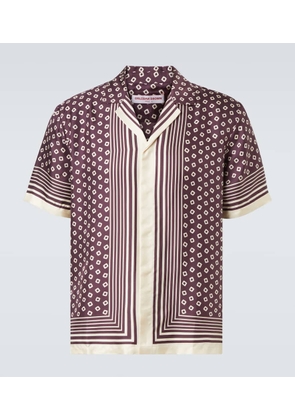 Orlebar Brown Maitan printed silk shirt