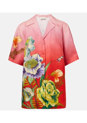 Alemais Inez floral linen shirt