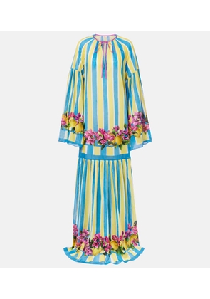 Dolce&Gabbana Striped cotton kaftan