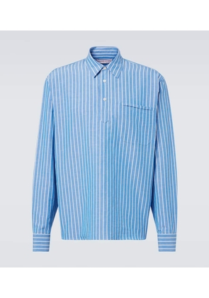 Orlebar Brown Striped linen and cotton shirt