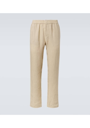 Sunspel Linen straight pants