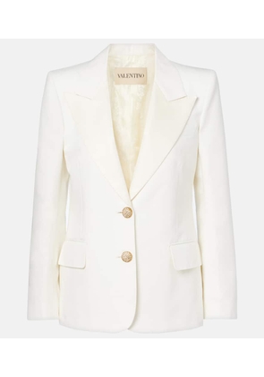 Valentino Cotton and linen blazer