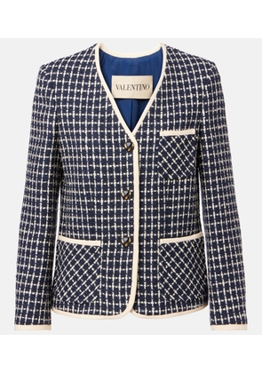 Valentino Wool and cotton-blend boucle jacket