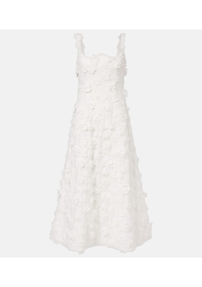 Leo Lin Odette floral-applique lace cocktail dress