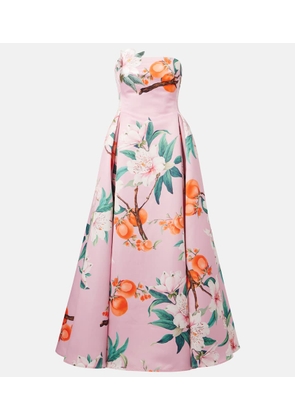 Leo Lin Nora floral cocktail dress