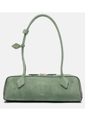 Alaia Le Teckel Medium suede shoulder bag
