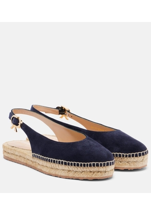 Gianvito Rossi Paz suede slingback espadrilles