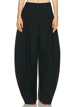 JACQUEMUS Le Pantalon Ovalo Large in Black - Black. Size 36 (also in ).