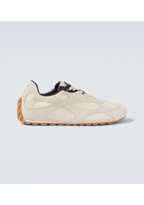 Bottega Veneta Orbit Flash suede-trimmed sneakers