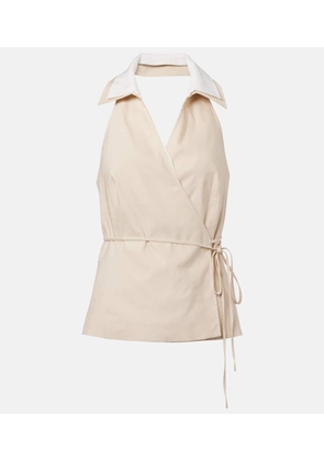 Simkhai Campbell linen top