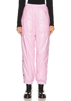 Moncler Grenoble Tapered Pant in Pink - Pink. Size M (also in ).