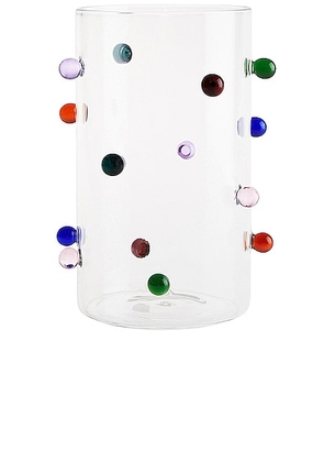 Maison Balzac Pomponette Vase in Clear & Multi - NA. Size all.