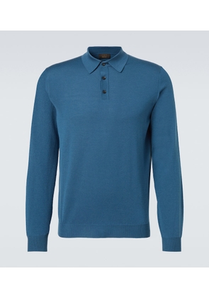 Slowear Wool-blend polo sweater