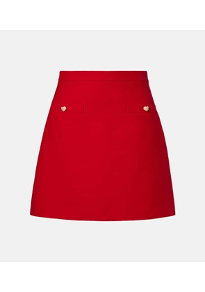 Valentino Wool and silk Crepe Couture miniskirt