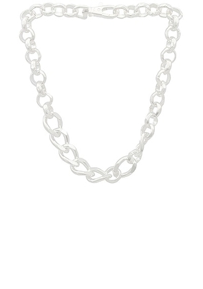 Martine Ali Silver Coated Yurel Necklace in Silver - Metallic Silver. Size 18 (also in ).