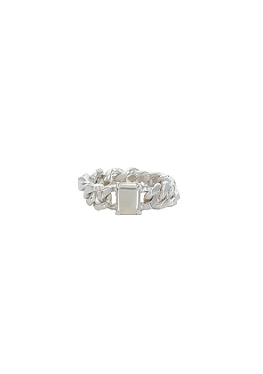 Martine Ali 925 Silver Anita Stone Ring in Silver - Metallic Silver. Size 7 (also in ).