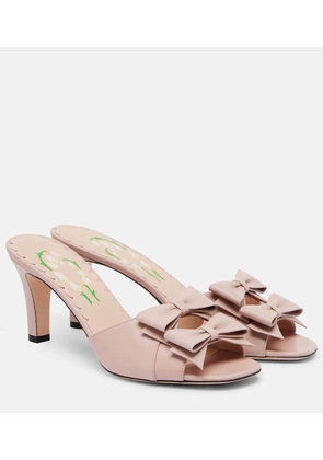Valentino Garavani Bowow 75 leather mules