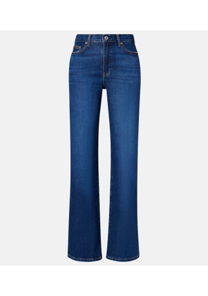 AG Jeans New Baggy mid-rise wide-leg jeans