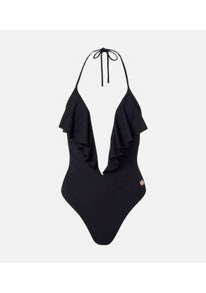 Balmain Frilled swimsuit