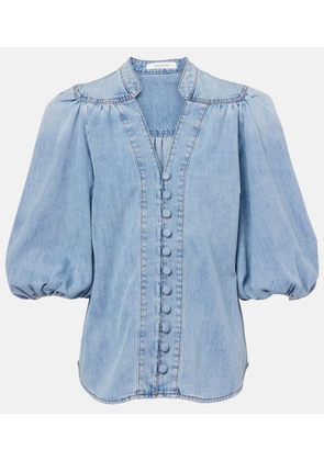 Zimmermann Lucky denim blouse