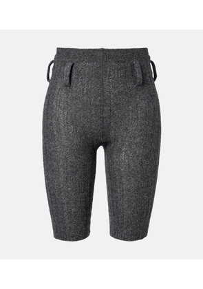 Prada Knitted wool and cashmere shorts