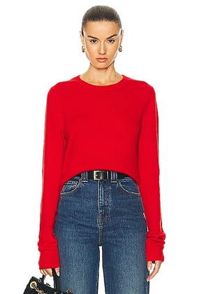 KHAITE Diletta Sweater in Fire Red - Red. Size L (also in ).
