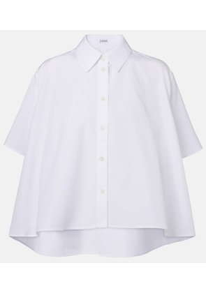 Loewe Logo oversized cotton shirt