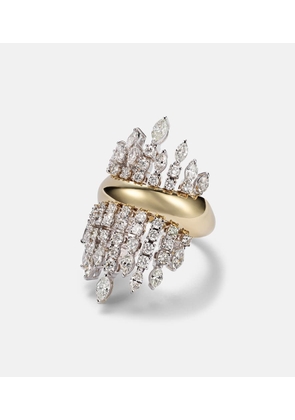 Yeprem Golden Strada 18kt gold ring with diamonds