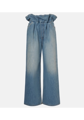 Loewe Flamenco high-rise wide-leg jeans