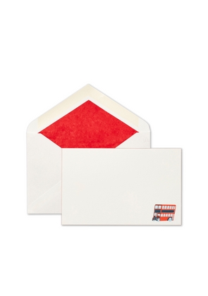 British Bus Motif Correspondence Cards