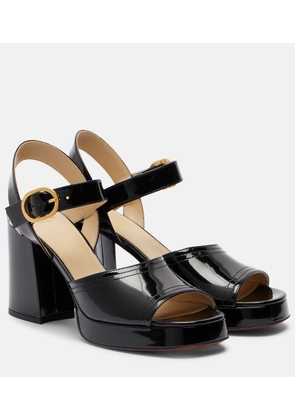 Valentino Garavani Fawcette VLogo Signature 100 leather platform sandals