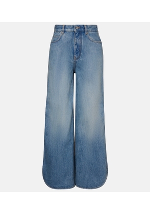 Loewe Mid-rise wide-leg jeans
