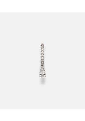 Anita Ko 18kt white gold single earring with diamonds