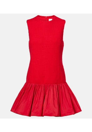 Patou Tweed and faille minidress