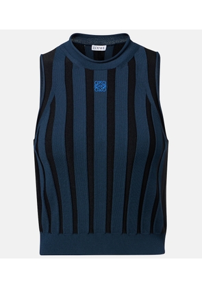 Loewe Anagram striped sweater