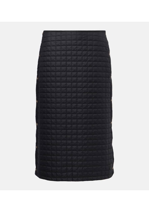 Moncler Quilted padded midi skirt