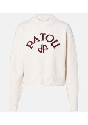 Patou Logo wool and cashmere sweater