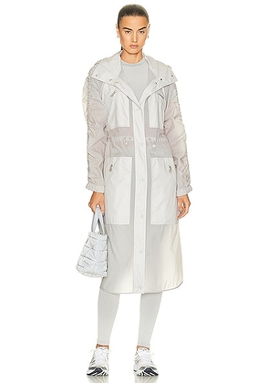 Moncler Potet Long Parka in Grey - Light Grey. Size 2/M (also in 3/L).