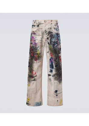 Acne Studios 1981 trompe l'oeil canvas cargo pants