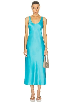 L'AGENCE Akiya Tank Dress in Blue Atoll - Blue. Size XXS (also in ).