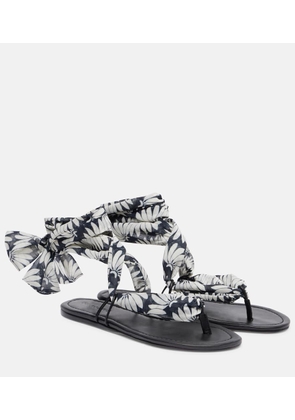 Farm Rio Floral thong sandals