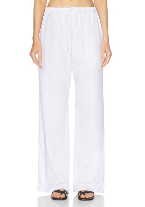 Matteau Drawcord Pant in White - White. Size 1 (also in 4, 5).