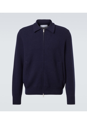 Lardini Wool-blend zip-up cardigan