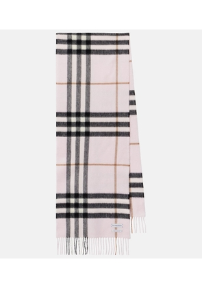 Burberry Burberry Check cashmere scarf