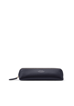 Smythson Pencil Case In Panama In Navy