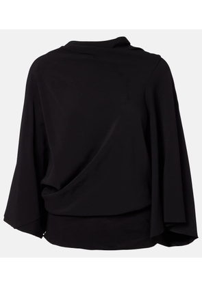 Rick Owens Draped charmeuse top