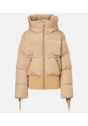 Goldbergh Marna fringed down ski jacket