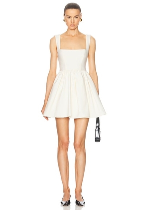 LPA Giovanna Mini Dress in Ivory - Ivory. Size L (also in M, S, XL, XS, XXS).